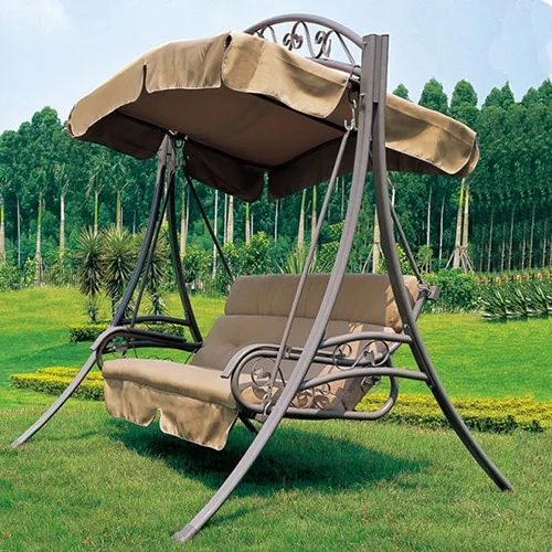 Kovová záhradná hojdačka