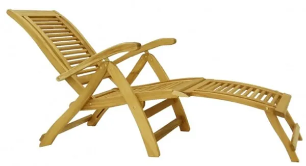 Lacné drevené lehátko