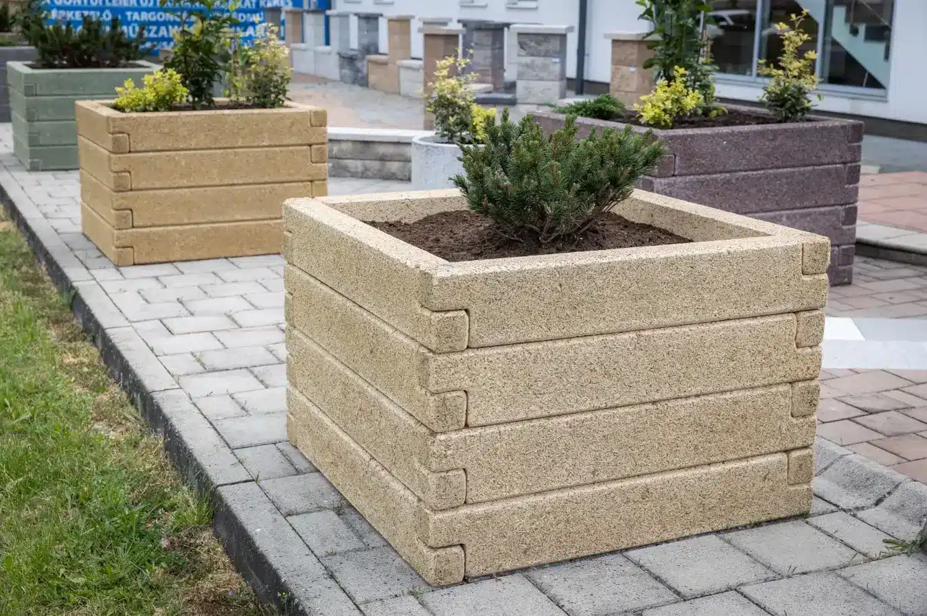 Vysoký záhon - farby záhonov