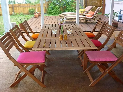 Dreveny zahradny nabytok ikea